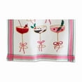 thumbnail image 2 of TAG Dishtowel, Christmas Cocktail Tower (G20467), 2 of 2