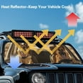 thumbnail image 5 of Uorisanigo Windshield Sun Shade, Sun Visor Windshield Sunshade, 52.95 in *16.14 in, Funny German Shepherd Driving Car Sunshade Compatible with Jeep Wrangler TJ JK JL 2/4 Door, 5 of 7