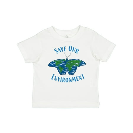 

Inktastic Save Our Environment Earth Butterfly Gift Baby Boy or Baby Girl T-Shirt