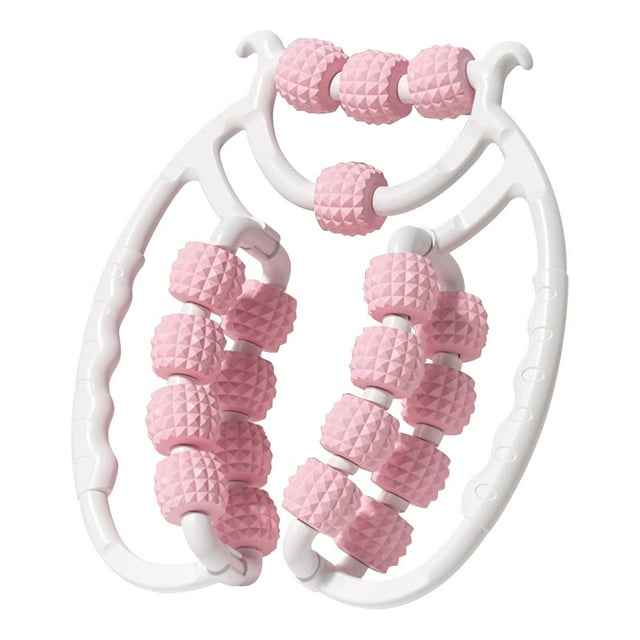 D-328 Pink Circular Leg Clamps Massager Single Row For Muscle Relaxation Therapy #Wj1W9