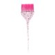 thumbnail image 2 of Cepillo para teñir el cabello con mango brillante, exquisito cepillo para teñir el cabello, accesorio para peluquería, color rosa, 2 of 8