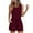 Wine-04, variant on Mitankcoo Womens Summer Casual Sleeveless Romper Crew Neck Tank Top Jumpsuit Shorts Beach Vacation Outfit Clothes