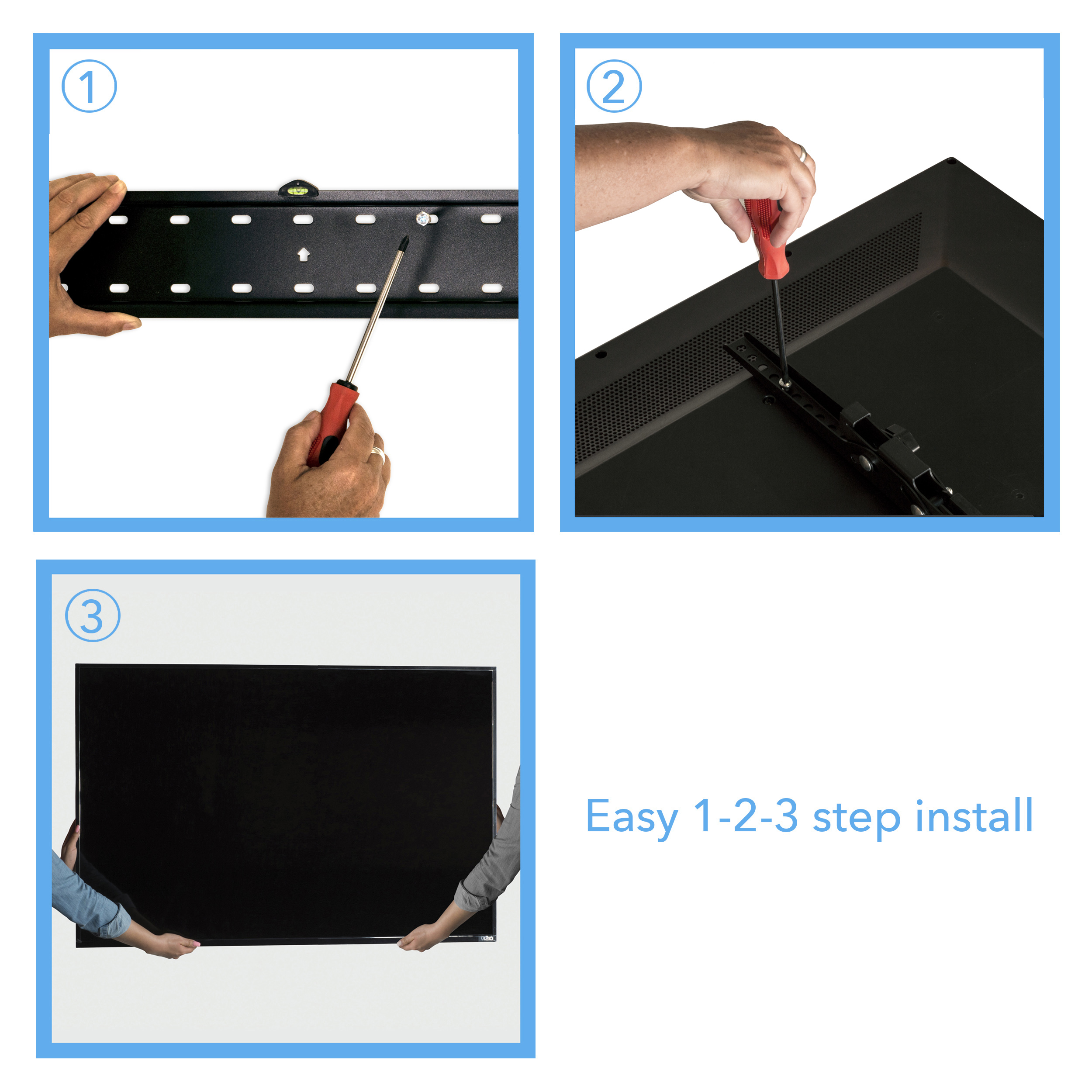 ONN Tilting Wall Mount for TVs, Multiple Sizes