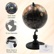 Hosley 10-Inch Decorative Globe on Wooden Stand