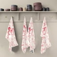 thumbnail image 5 of Soft Absorbent Reusable Kitchen Towels, Set of 6|28x18 in, Valentine's Day Red Hearts Dining Kitchen Living Room Tea Towels Dish Towels Decorative Towels, 5 of 7
