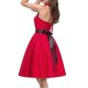 thumbnail image 3 of Women Polka Dot Vintage Cocktail Party Halter Dresses2XL, 3 of 5