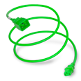 thumbnail image 1 of World Cord Sets 8 Foot IEC 60320 C20 to C13 PDU Adapter Style 15 Amp Power Cable (Green), 1 of 5