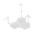thumbnail image 4 of Xuanheng Sturdy Figure Display Base Stand Holder Support for 1/144 Model Figures Toys Clear, 4 of 8
