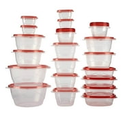 Rubbermaid TakeAlongs Assorted Plastic Food Storage Containers, 40 Pieces Set