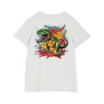 thumbnail image 4 of NAISIBABY Kids Boys Dinosaur T-Shirt, Round Neck Casual Short Sleeve Pullover Graphic Tee White 4-5T, 4 of 4