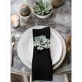 thumbnail image 3 of Black Striped Cloth Napkins Washable Set of 6, Farmhouse Black White Stripes Reusable Dinner Table Napkins Cloth Bulk for Weddings Kitchen Restaurants Hotel Events Parties 20 x 20 Inch, 3 of 9