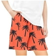 thumbnail image 2 of Kiviey Girls Shorts Casual Beach Hawaiian Shorts Loose Elastic Waisted Pockets Print Pants Size 7-8, 2 of 4