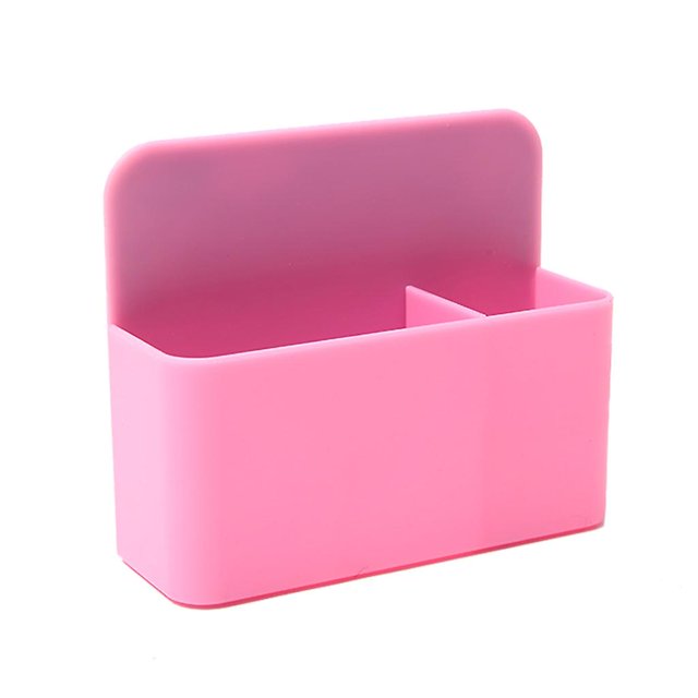 Soporte para rotuladores de pizarra magnética, contenedor divisor, accesorio para el hogar, color rosa