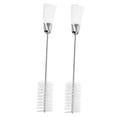 thumbnail image 4 of WEUVEB 2Pcs Cleaning Brush Set Iron Silver for Effective Instrument Maintenance, 4 of 8