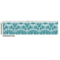 thumbnail image 3 of Ambesonne Leaf Print Fabric by the Yard Upholstery, Palm Tree Leaves Aqua, 3 Yards, Petrol Blue Seafoam, 3 of 5