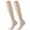 Khaki, variant on Women's Yoga Leisure Socks With Grips For Long Scrunch Non Slouch Stockings Coffee One Size