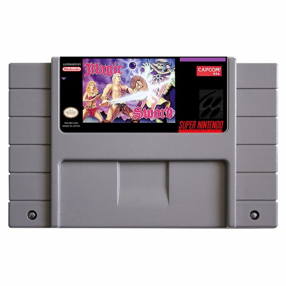 SNES Games Cartridge Magic Sword