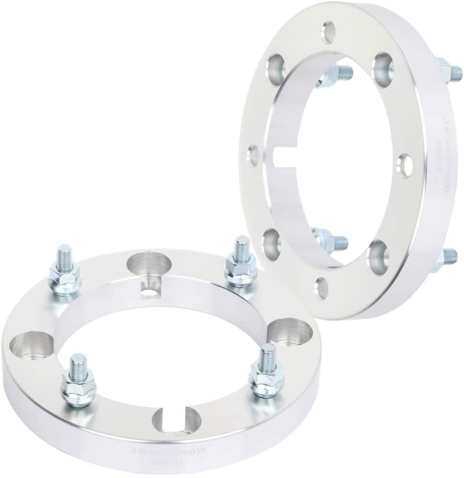 ECCPP Wheel Spacers 4x156 10x1.25 131 1.5 silver Compatible with 2015