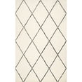 thumbnail image 2 of nuLOOM Dotted Diamond Trellis Wool Area Rug, 7' 6" x 9' 6", Ivory, 2 of 2