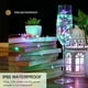 thumbnail image 5 of Wosthever USB LED Home Office Garden impermeable control remoto temporizador lámpara cadena 5m 50LEDs azul Iluminación navideña Blanco cálido 20m, 5 of 6