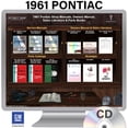 thumbnail image 3 of Detroit Iron OEM 1961 Pontiac Shop Manuals, Owner Manual, Sales Literature & Parts Books on CD, 3 of 3