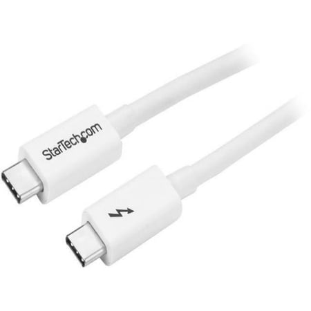UPC: 0065030871273 | StarTech TBLT3MM1MW Thunderbolt 3 USB C Cable 20GBPS White  1M