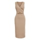 thumbnail image 1 of Vestido largo bodycon con abertura y abertura sin espalda, sin mangas, cuello en V, para mujer, 1 of 7