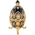 thumbnail image 1 of Caja de Metal para huevos de Pascua, ornamento de Diamante, joyero, exquisito huevo de Pascua, artesanía de Metal, 1 of 8