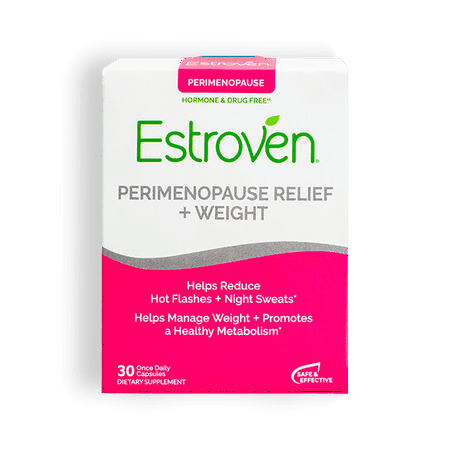 Estroven Perimenopause Relief + Weight Once-Daily Supplement - 30 Caplets