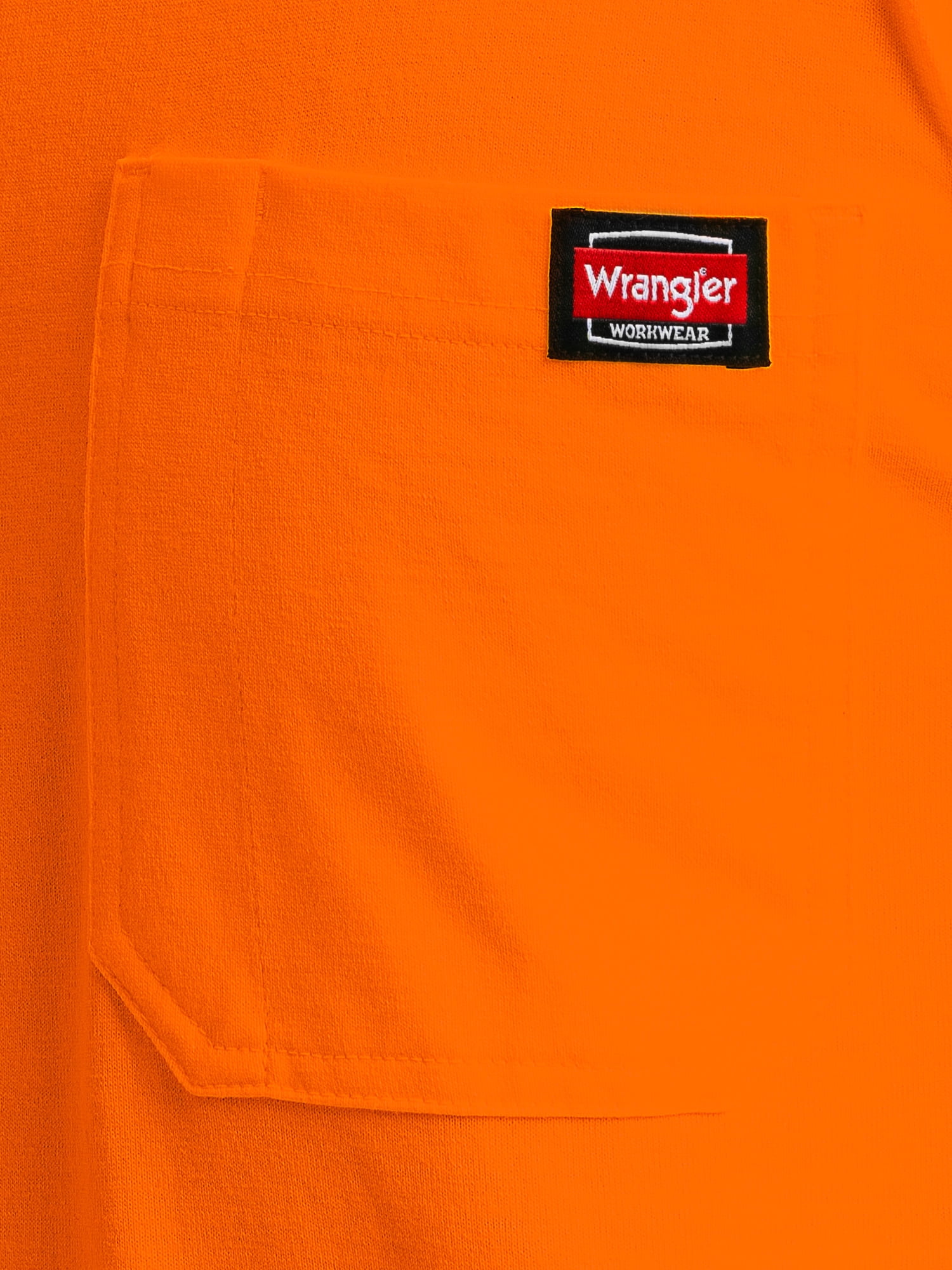 Wrangler Workwear Men's Long Sleeve Heavyweight Pocket T-Shirt, Size S-3XL (Men's and Big Men's)