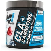 BPI SPORTS BPI Health CLA + Carnitine 50 Serving Non-Stim Weight Loss Formula - Rainbow Ice flavor