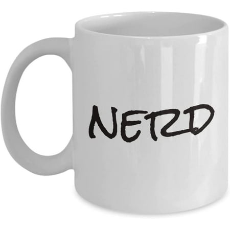 

Nerd V1 Funny Novelty Gift Mug - White - 11oz