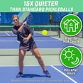thumbnail image 3 of Pickleballs GoSports GS 40 Q-Foam, paquete de 3 unidades, para interiores o exteriores, 3 of 6