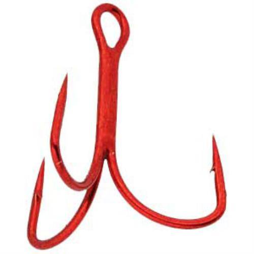 GAMAKATSU HOOKS Gamakatsu Treble Hook EWG Red Size 6 10ct 77307