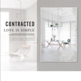 thumbnail image 4 of NeuType Wall Mounted Mirror Rectangle Silver 36"x24", 4 of 7