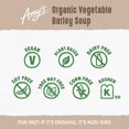 thumbnail image 5 of Amy's Organic Soup Low Fat Vegetable Barley 14.1 fl oz Pack of 2, 5 of 10
