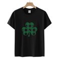 thumbnail image 4 of QIPOPIQ T-Shirts à Manches Courtes pour Femmes à Col Rond T-Shirts de la Saint-Patrick Tunique Shamrock T-Shirt T-Shirt Vert T-Shirts de la Saint-Patrick Hauts T-Shirt T-Shirts de Fête T-Shirts Graphiques Aubaines, 4 of 4