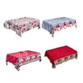 thumbnail image 3 of Decorative Christmas Tablecloths Cartoon  Home Party Decorations Festival Table Cover, 3 of 10