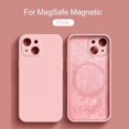 thumbnail image 1 of Magnetic Liquid Silicone Case For iPhone 14 12 13 Pro Max Plus For Magsafe Wireless Charging Cases Cover, 1 of 5