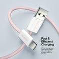 thumbnail image 4 of Liquipel Powertek Pastel Braided USB-A to Lightning - Pink, 4 of 7