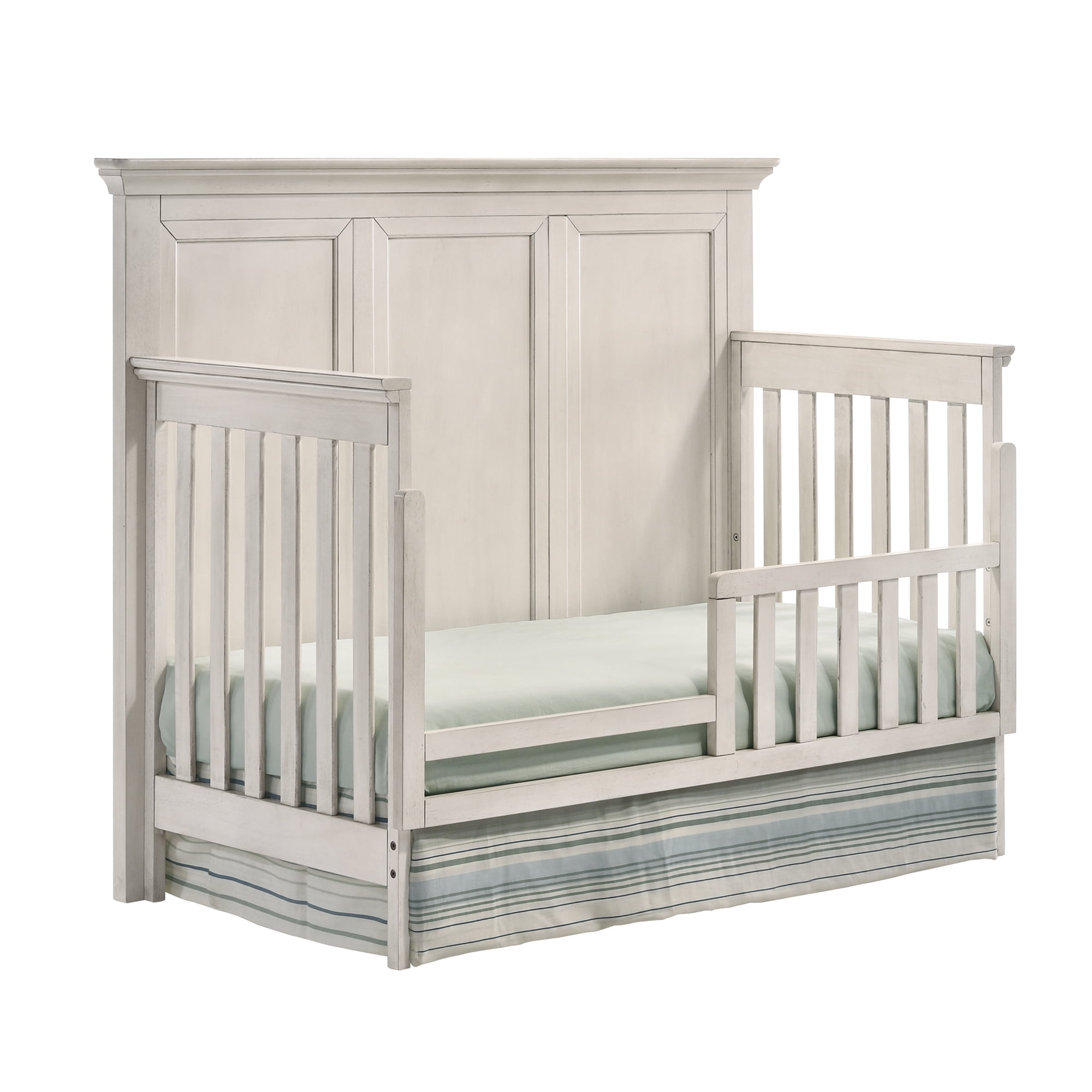 Westwood Design San Mateo Nursery 56" Wide Toddler guardrail, Rustic White