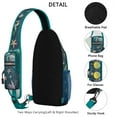 thumbnail image 3 of Crossbody Sling Backpack for Women Men Cute Ocean Life Turtle Shoulder Sling Crossbody Casual Chest Bag for Travel Sports Running Hiking, 3 of 6