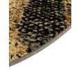 thumbnail image 5 of Unique Loom Saturn Collection Area Rug - Astra (7' 10" Round Black Gray/Light Brown), 5 of 6