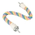 thumbnail image 1 of Colorful And Bendable Bird Cotton Rope Perch Climbing ParakeetsRope Toy Suitable For Cockatiels, Lovebirds, And Budgies Provide Comfortable Perching And Exercise For Your Birds, 1 of 8