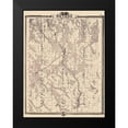 thumbnail image 2 of Shober 12x14 Black Modern Framed Museum Art Print Titled - Monroe Iowa - Shober 1875, 2 of 5