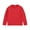 Red, variant on KAUOD Kids Cotton Thermal Shirt Long Sleeve Crew Neck Plain Undershirts Boys Girls Winter Soft Pullover Sweatshirts Tops