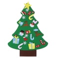 thumbnail image 3 of Árbol de Navidad de fieltro para colgar en la pared, decoración para niños, regalo de Año Nuevo, decoración navideña, 3 of 14