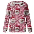 thumbnail image 6 of jjayotai Christmas Ugly Sweaters for Women, Novelty 3D Cute Printed Long Sleeve Funny Sweatshirts Xmas Ladies Cute Tops Pullover Pink XL, 6 of 7