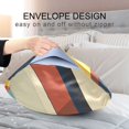 thumbnail image 4 of Yayeee Pillowcase Standard Size Set of 2 Satin Wrinkle Resistant Pillow Case, Retro Colorful Stripes, 4 of 7