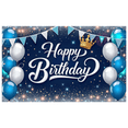 thumbnail image 4 of Yatrandify Decorative Design Happy Birthday Banner Colorful Theme Party Backdrop Celebration Banner for Birthday Party Indoor Decoration Photo Shoot, 4 of 6